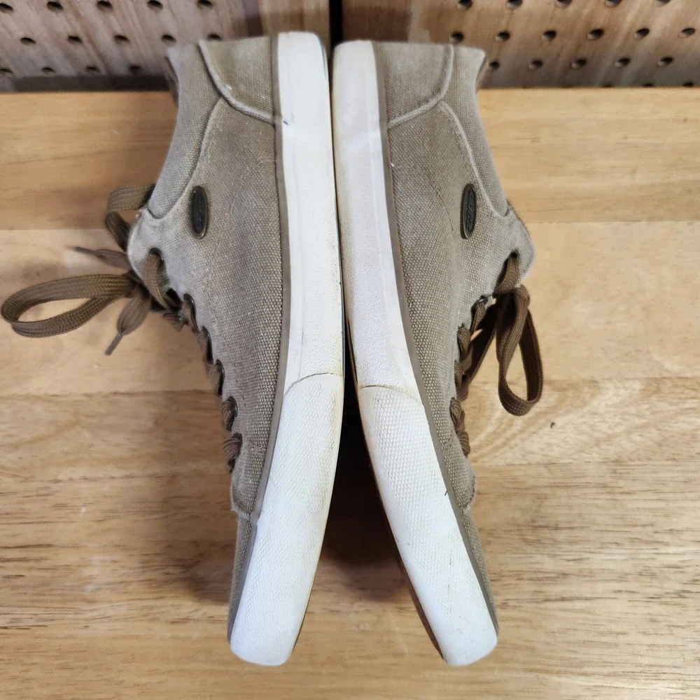 Lugz men's brown size 12 skater‎ shoes MREGELWHC-2910 Excellent Tan Casual Work